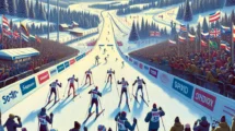 Anticipation monte pour le sprint de 10 km hommes a
