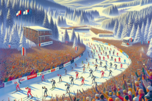 Celebration des athletes du Vercors en ski nordique et biathlon