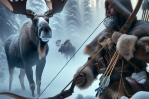 Chasseurs a larc traditionnel au Yukon une rencontre inattendue