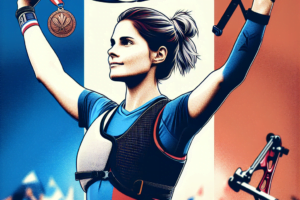 Emilie Lepetit de Lamballe Armor remporte la medaille de bronze au