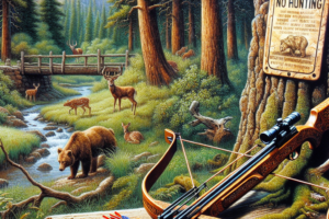 La chasse a larbalete dans les parcs nationaux entre