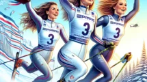 Le Premanon SC avec Romane Durand Gaetane Breniaux et Lisa