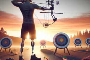 Le meilleur trophee dun chasseur a larc handicape triomphe