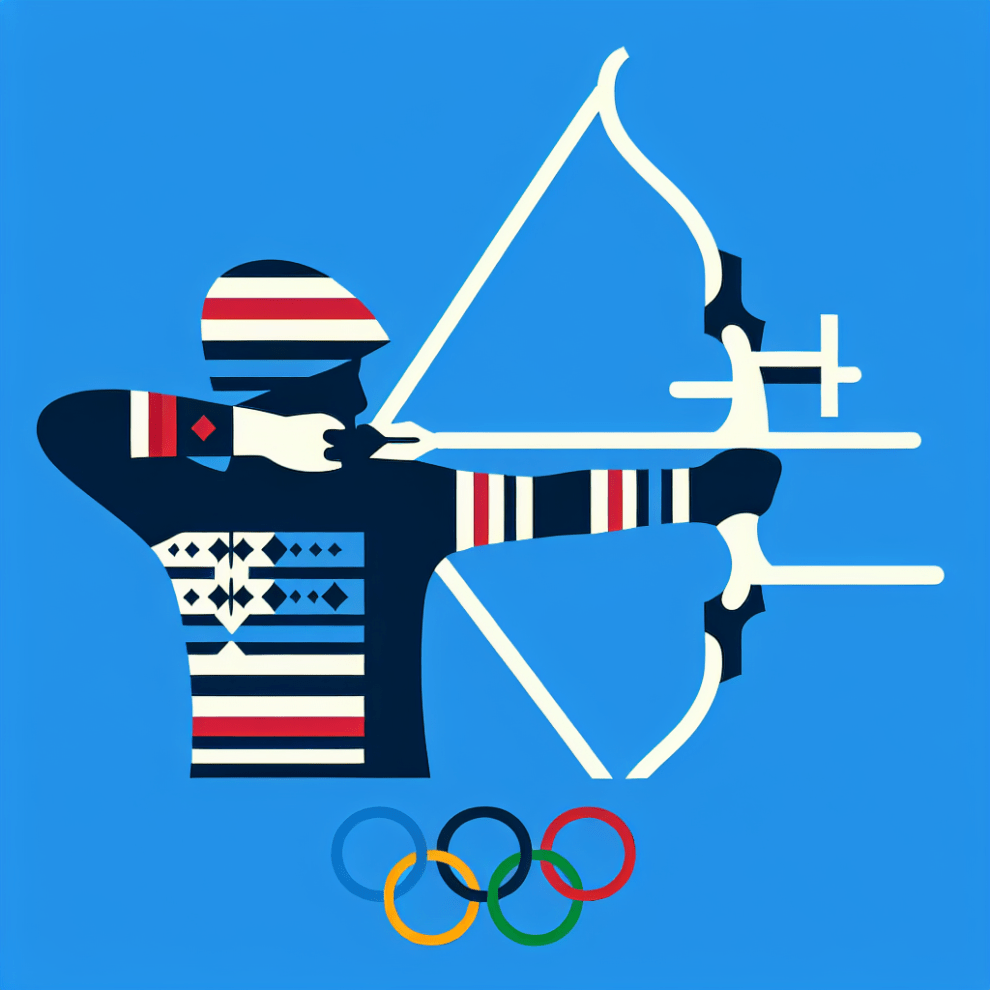 Le pictogramme de Tokyo 2020 capture les « moments magnifiques » du tir à l'arc, selon son créateur 1 Le pictogramme de Tokyo 2020 capture les moments magnifiques