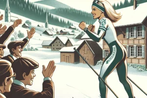 Lou Jeanmonnot Laurent echange avec ses fans aux Hopitaux Vieux dans le