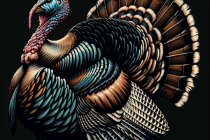 Video unique dun dindon sauvage cet animal blesse