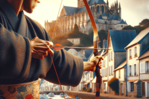 Le boom du tir a larc japonais a Tregunc