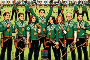 Les archers de CuChulainn remportent une pluie de medailles