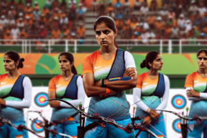 Lequipe feminine indienne de tir a larc recourbe perd le