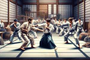 Un stage de pratiques martiales japonaises a Tregunc immersion