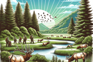 Chasse a lelan dans le Kentucky sur les terres publiques