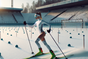 Frida Karlsson brille en ski de fond sur un terrain
