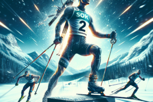 Biathlon Blink Festival Lou Jeanmonnot deuxieme de la