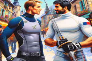A Chateauroux Martin Fourcade et Brice Guyart en operation seduction