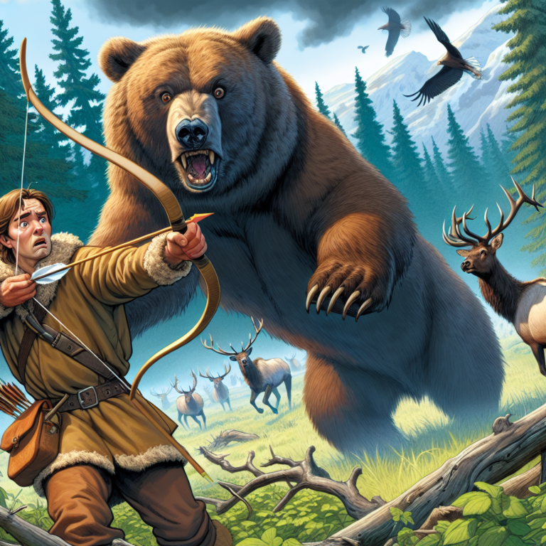 Arc Ours Grizzly 1962 – Réplique – 62 Pouces, 50 Lbs, Droitier
