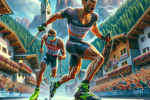 Rollerski a Ziano di Fiemme Emanuele Becchis et Alba