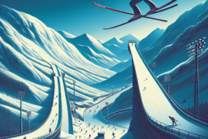 Saut a ski a Trondheim Daniel Huber et Manuel