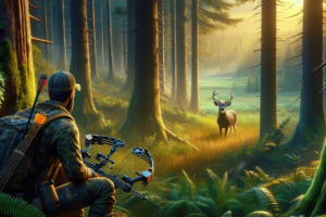 Apres 200 heures de chasse a larc un chasseur du