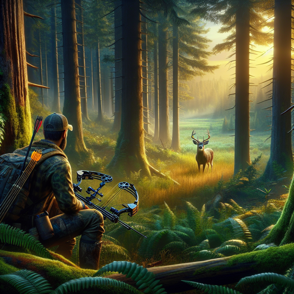 Apres 200 heures de chasse a larc un chasseur du